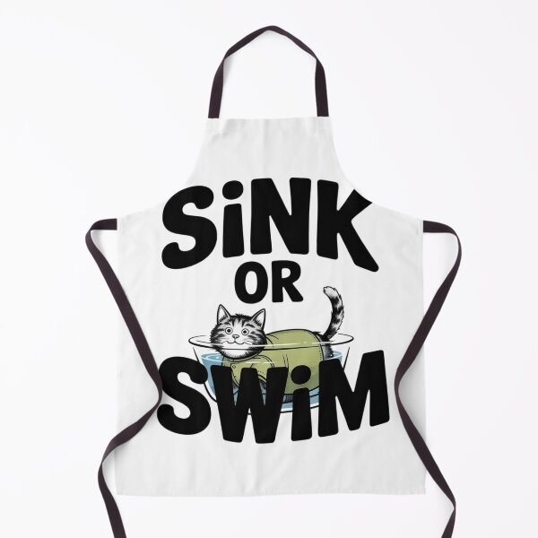 Item preview, Sink or Swim Cat designed and sold by JebliDesign.