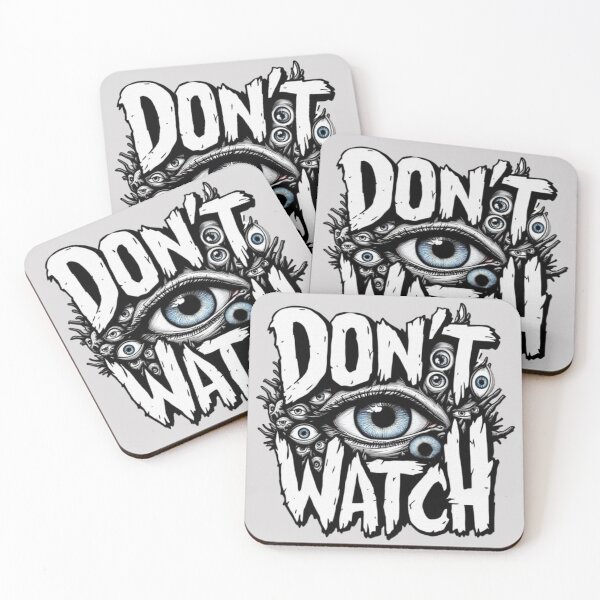 Item preview, DON’T WATCH Eye Symbol – Mysterious Privacy Statement Design designed and sold by RajDeals.