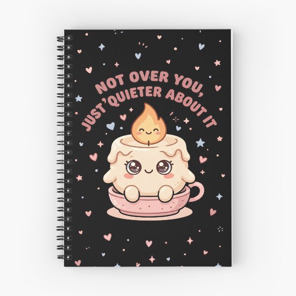 Item preview, Not Over You, Just Quieter About It 2- Cute Candle Character Design designed and sold by KansydMerch.