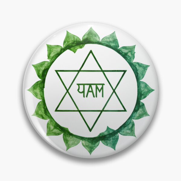 Item preview, Anahata Heart Chakra Yam Symbol Art designed and sold by NeuralLoft Frequency.