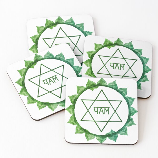 Item preview, Anahata Heart Chakra Yam Symbol Art designed and sold by NeuralLoft Frequency.