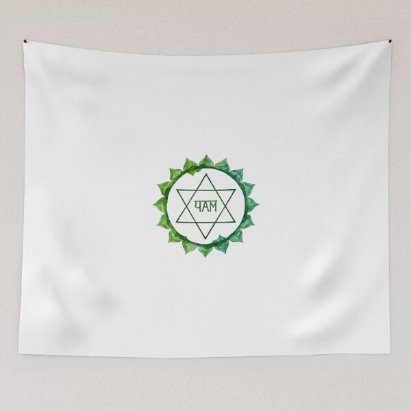 Item preview, Anahata Heart Chakra Yam Symbol Art designed and sold by NeuralLoft Frequency.