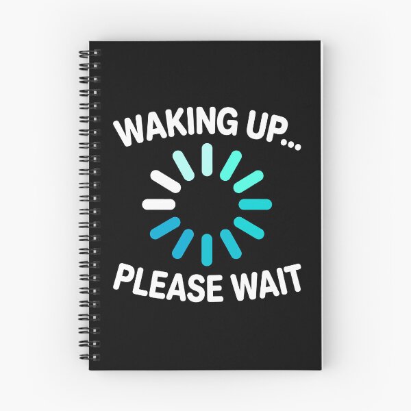 Item preview, Waking Up... Please Wait Humor Night Owl designed and sold by KarimSoCute.