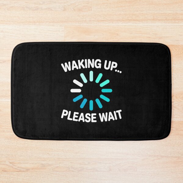 Item preview, Waking Up... Please Wait Humor Night Owl designed and sold by KarimSoCute.