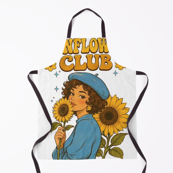 Item preview, Sunflower Club Retro Girl designed and sold by CrimsonThorn56.
