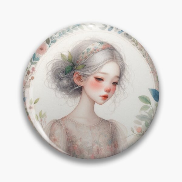 Item preview, Serene Spring Girl designed and sold by Beyondnote-Art.