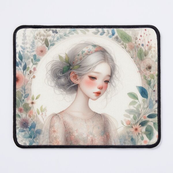 Item preview, Serene Spring Girl designed and sold by Beyondnote-Art.