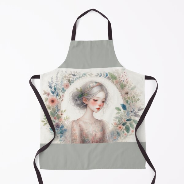 Item preview, Serene Spring Girl designed and sold by Beyondnote-Art.