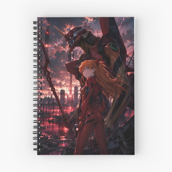 Item preview, Crimson Mecha Guardian – Red Haired Pilot in a Post Apocalyptic City designed and sold by Dyan4.