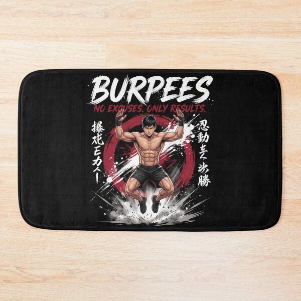 Item preview, Burpees No Excuses Only Results – Fitness Motivation designed and sold by Bloxxxdesign.