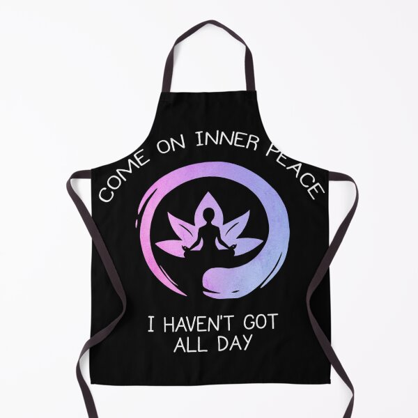 Item preview, Come On Inner Peace I Haven't Got All Day - Funny Sarcastic Meditation designed and sold by Shopeon Designs.