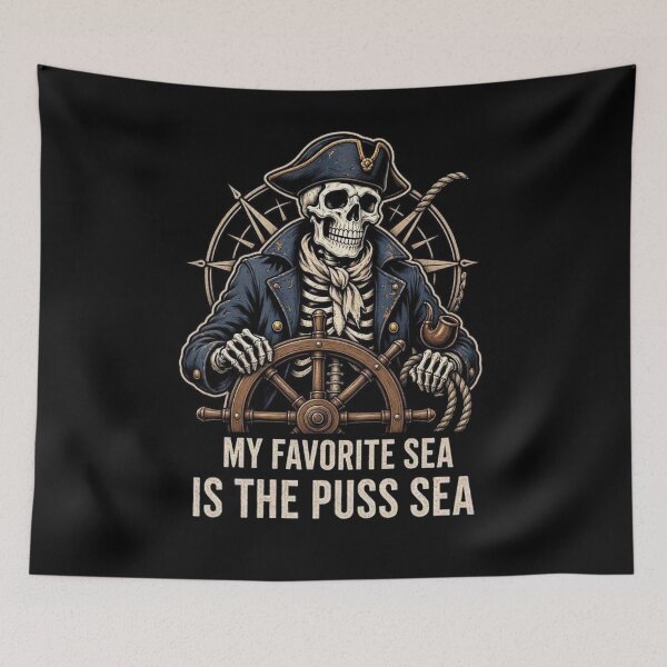 Item preview, My Favorite Sea is The Puss-Sea designed and sold by TheEndDesign.