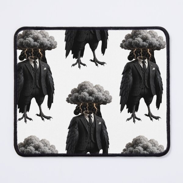 Item preview, Dark Raven Storm Cloud Suit Gothic Surreal Art designed and sold by Bhinfy.