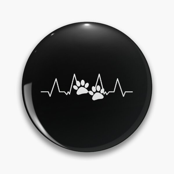 Item preview, Paw Heartbeat EKG Line Graphic designed and sold by SoyLamderma.