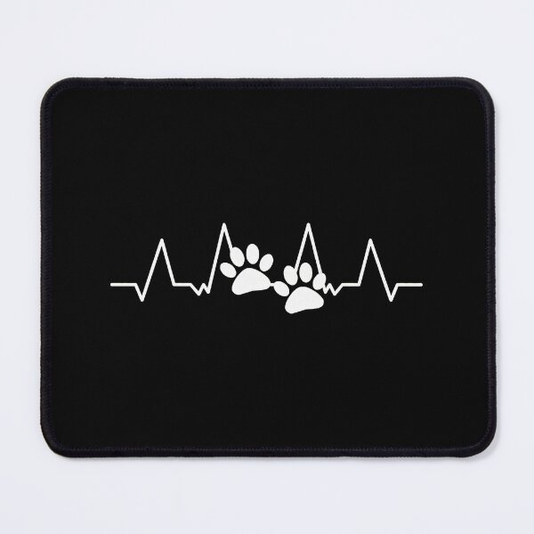 Item preview, Paw Heartbeat EKG Line Graphic designed and sold by SoyLamderma.