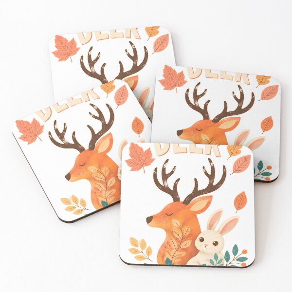 Item preview, Deer and Bunny Autumn Forest Friends designed and sold by CrimsonThorn56.