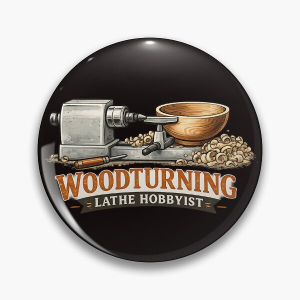 Item preview, Woodturning Lathe Hobbyist – Vintage Woodworking Design designed and sold by Tadeusz1.