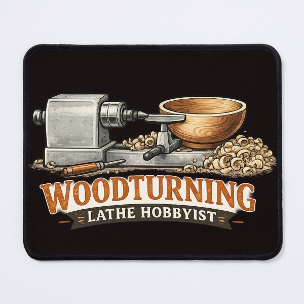 Item preview, Woodturning Lathe Hobbyist – Vintage Woodworking Design designed and sold by Tadeusz1.