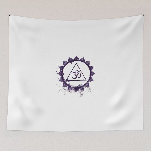 Item preview, Ajna Third Eye Chakra Om Symbol Art designed and sold by NeuralLoft Frequency.