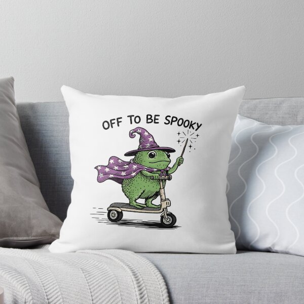 Item preview, Off To Be Spooky Frog Scooter designed and sold by yobochart.