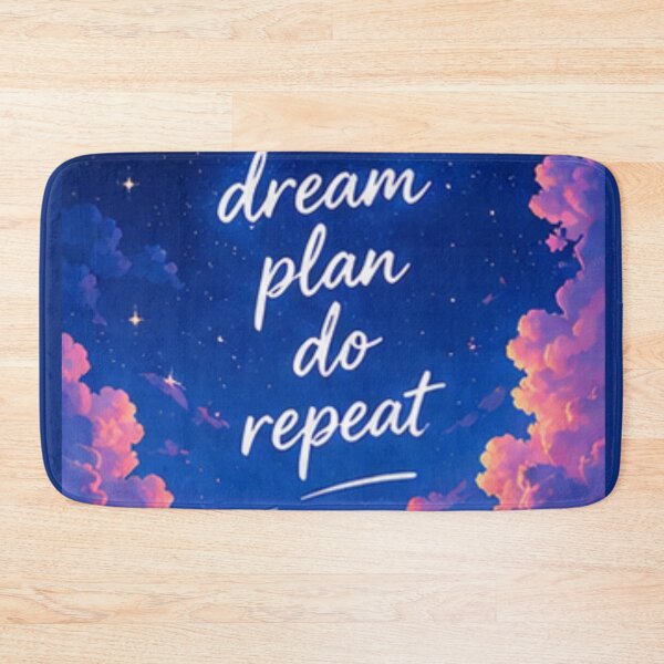 Item preview, Dream Plan Do Repeat Celestial Night Sky Crescent Moon Aesthetic designed and sold by Rehnair.