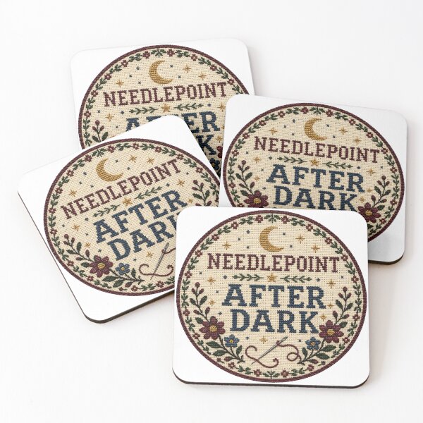 Item preview, Needlepoint After Dark – Late Night Stitching Club designed and sold by Tobull.