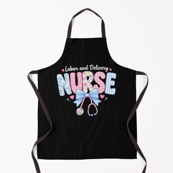 Item preview, Cute Coquette Bow Labor and Delivery Nurse L&D Tee designed and sold by nryum.