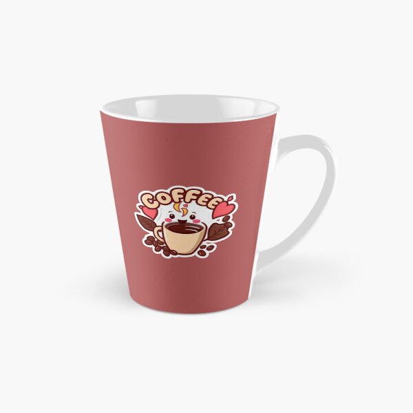 Item preview, Coffee Lover Sticker – Cute Coffee Cup & Hot Coffee Lover Vinyl Sticker designed and sold by surbhiArt.
