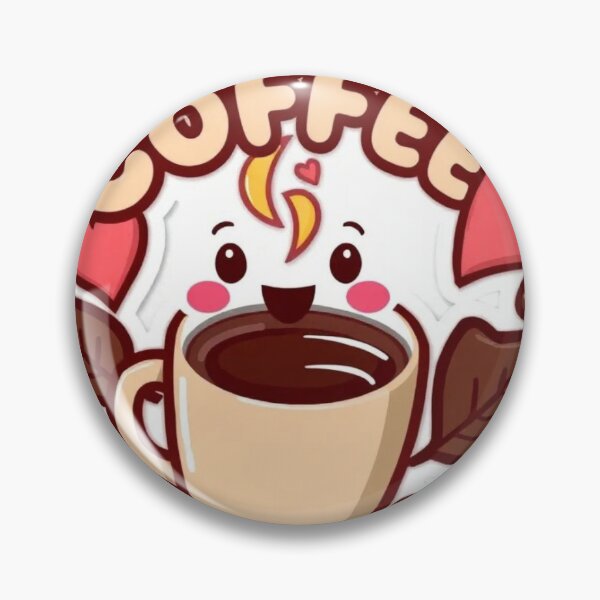 Item preview, Coffee Lover Sticker – Cute Coffee Cup & Hot Coffee Lover Vinyl Sticker designed and sold by surbhiArt.