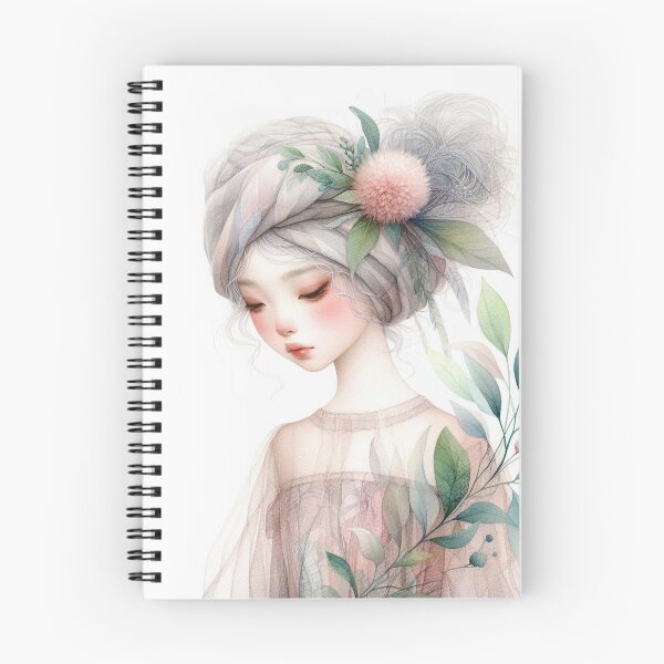 Item preview, Serene Spring Girl designed and sold by Beyondnote-Art.
