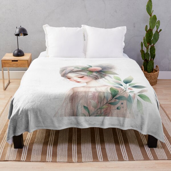 Item preview, Serene Spring Girl designed and sold by Beyondnote-Art.