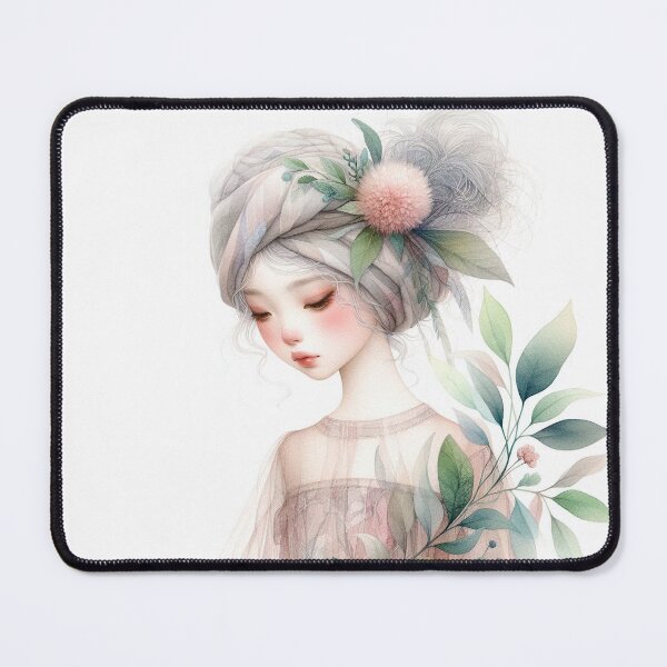 Item preview, Serene Spring Girl designed and sold by Beyondnote-Art.