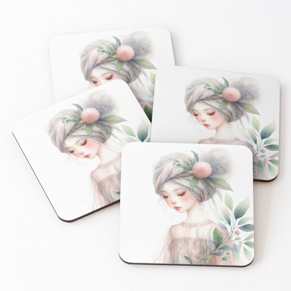Item preview, Serene Spring Girl designed and sold by Beyondnote-Art.