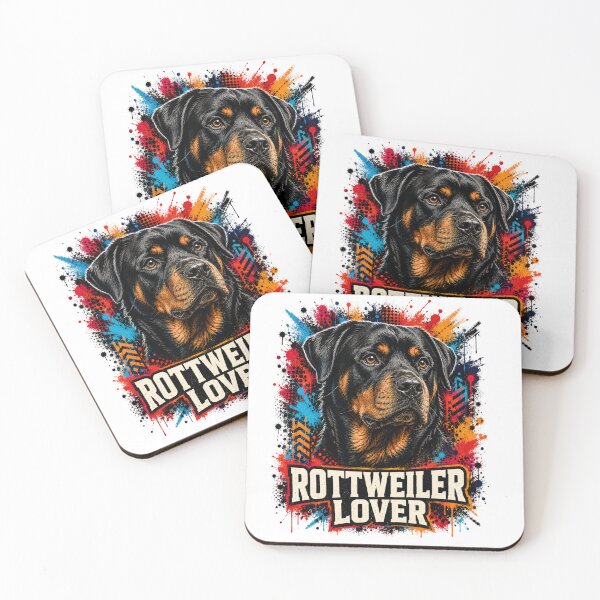 Item preview, Rottweiler Lover Graffiti Dog Portrait designed and sold by Tobull.