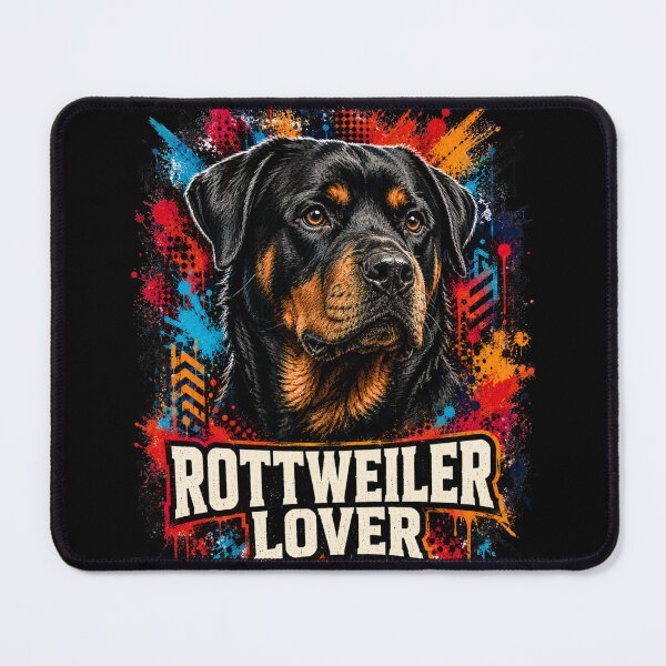 Item preview, Rottweiler Lover Graffiti Dog Portrait designed and sold by Tobull.