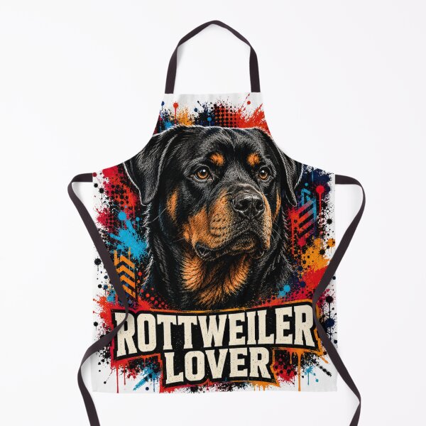 Item preview, Rottweiler Lover Graffiti Dog Portrait designed and sold by Tobull.
