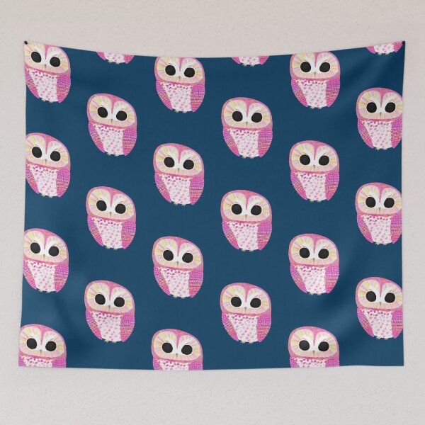 Item preview, Pink Tawny Owl designed and sold by TamaAnimalArt.