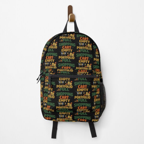 Item preview, Shopping Cart Empty Portfolio Full Investing Humor designed and sold by TeeTimeTreasure.