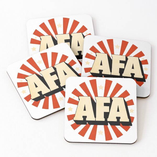 Item preview, AFA – Retro Antifascism Statement designed and sold by Sunset Syndicate.