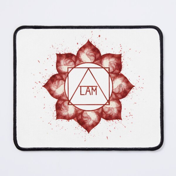 Item preview, Muladhara Root Chakra Lam Symbol Art designed and sold by NeuralLoft Frequency.