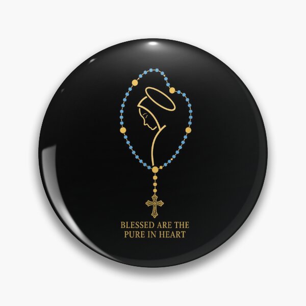 Item preview, Blessed Are The Pure In Heart Rosary Design designed and sold by nryum.