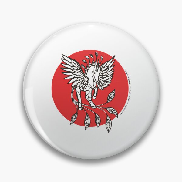 Item preview, Phoenix Pegasus Unicorn  Inktober Unicorn Illustration Series designed and sold by TeewyldStores.