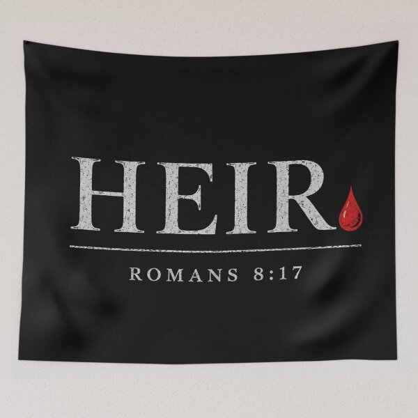 Item preview, Heir With Christ Romans 8:17 Christian Streetwear designed and sold by Skotecky.