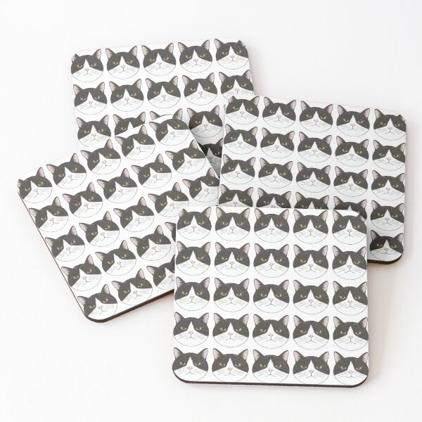 Item preview, Spot the Happy Tuxedo Cat Main Tag: designed and sold by Komatoya.