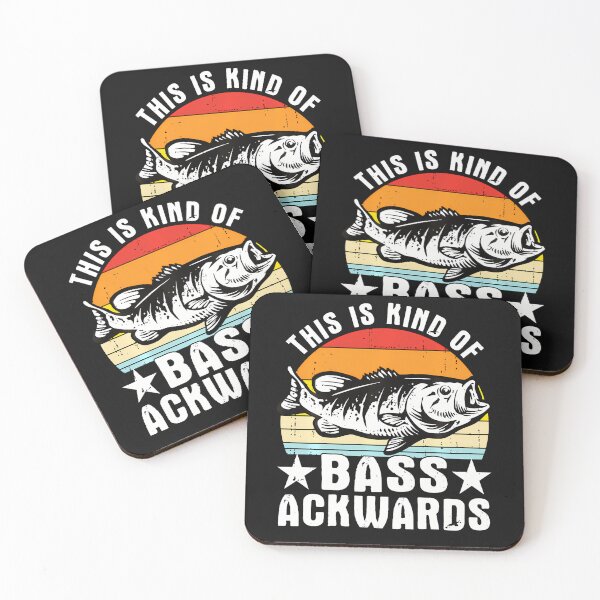 Item preview, Bass Ackwards Retro Reel Fish Funny Bass Fishing designed and sold by EckhardGlaser.