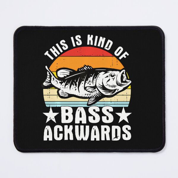 Item preview, Bass Ackwards Retro Reel Fish Funny Bass Fishing designed and sold by EckhardGlaser.