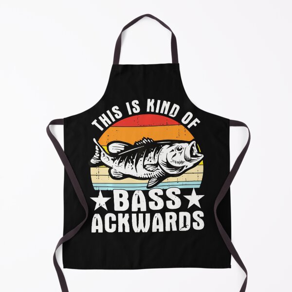 Item preview, Bass Ackwards Retro Reel Fish Funny Bass Fishing designed and sold by EckhardGlaser.