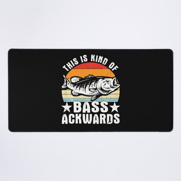 Item preview, Bass Ackwards Retro Reel Fish Funny Bass Fishing designed and sold by EckhardGlaser.