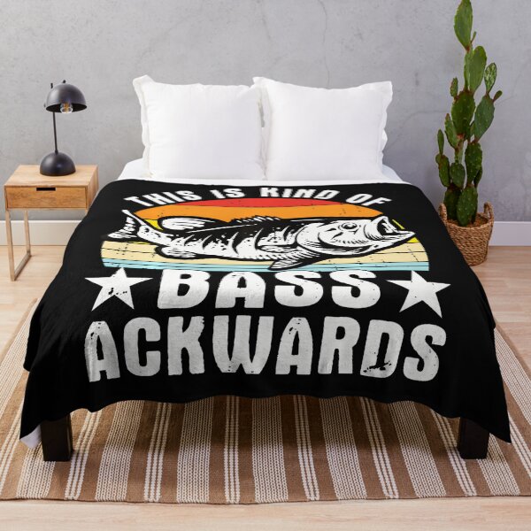 Item preview, Bass Ackwards Retro Reel Fish Funny Bass Fishing designed and sold by EckhardGlaser.