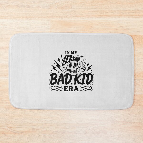 Item preview, In My Bad Kid Era Skull Checkerboard Hat Peace Sign Graphic designed and sold by Enea Kelo.